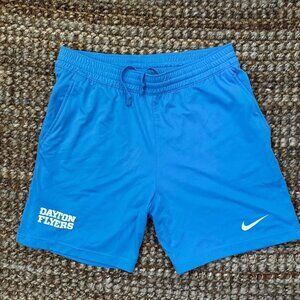 Dayton Flyers Nike Athletic Shorts (Medium) Blue Gym Chapel Blue